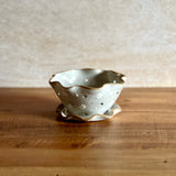 White Berry Bowl w/ Ruffles & Flowers