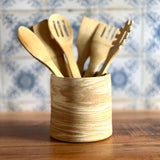 Raw Agateware Crock