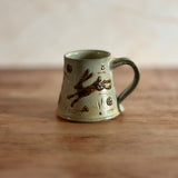 Woodland Wood Fired Mug - Hare