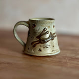 Woodland Wood Fired Mug - Hare