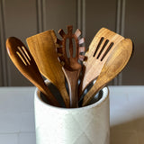 Acacia Wood Utensils - Set of 5