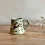 Woodland Wood Fired Mug - Hare