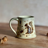 Woodland Wood Fired Mug - Squirrel