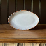 Oval Serving Platter - White
