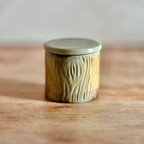 Pearly Burl Butter Keeper - Wood Fired