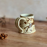 Woodland Wood Fired Mug - Stag