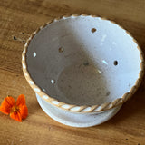 Rope Rim Berry Bowl - White
