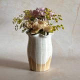 Ruffle Stripe Vase