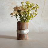 Small Carved Vase w/ Flowers no. 2