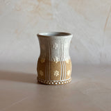 Carved Vase w/ Flowers