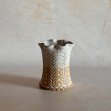 Carved Ruffle Vase